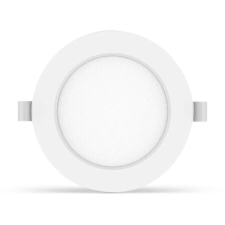 Faretto Led slim da incasso 6W Rotondo Cornice bianca Apertura 100 gradi Bianco freddo 6500K Aigostar