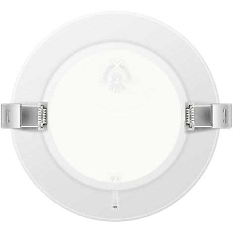 Faretto Led slim da incasso 6W Rotondo Cornice bianca Apertura 100 gradi Bianco freddo 6500K Aigostar