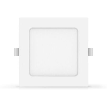 Faretto Led slim da incasso 9W Quadrato Cornice bianca Apertura 100 gradi Bianco neutro 4000K Aigostar