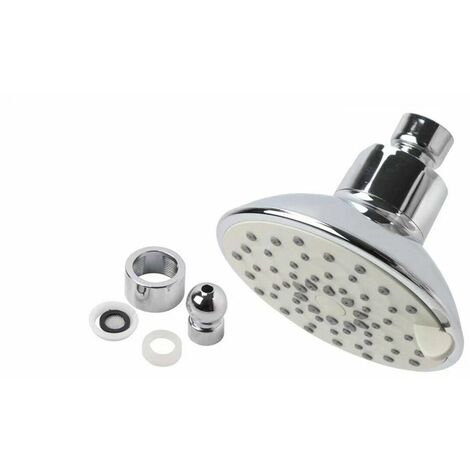 Soffione doccia multigetto orientabile rotondo 105mm bagno DGO-185