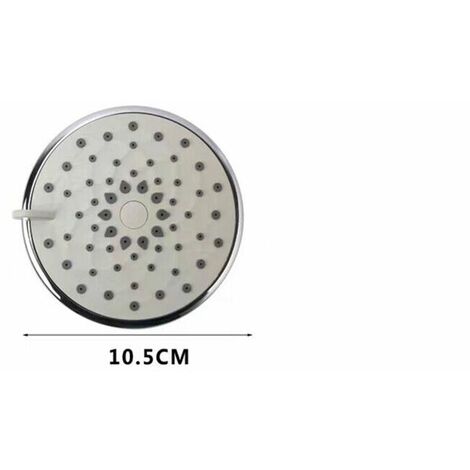 Soffione doccia multigetto orientabile rotondo 105mm bagno DGO-185