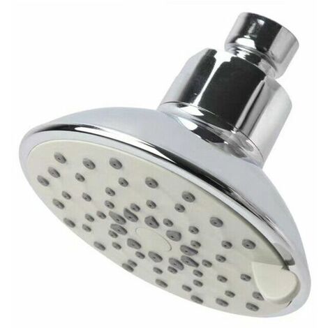 Soffione doccia multigetto orientabile rotondo 105mm bagno DGO-185