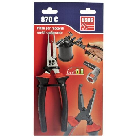 PINZA PER RACCORDI RAPIDI CARBURANTE BENZINA DIESEL USAG 870 C 08700006