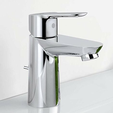 Miscelatore monocomando Grohe Bauedge 23328000 cromo taglia S per lavabo