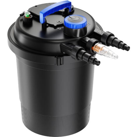 Wiltec CPF-250 Filtro a pressione per laghetto con UVC da 11 W max 10.000 litri