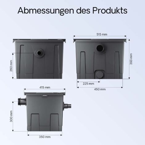 SunSun Set di upgrade 1 per filtro bio a flusso continuo CBF-350B per aumento di volume a 60.000 l