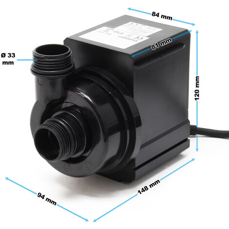 SunSun CTM-2800 SuperECO Pompa da laghetto 3000l/h 10W per circolazione acqua
