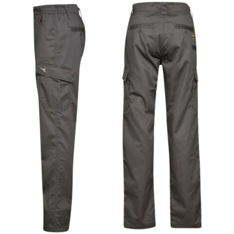 Pantaloni da Lavoro Diadora Level Cargo, misura: L Grigio