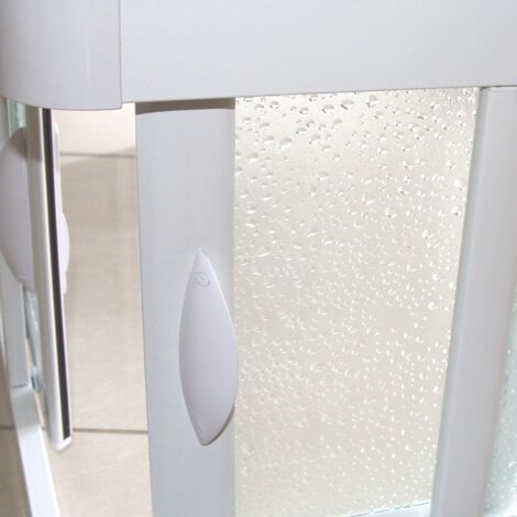 Box doccia 3 lati in acrilico mod. Venere h 190 cm 70x70x70 cm apertura centrale