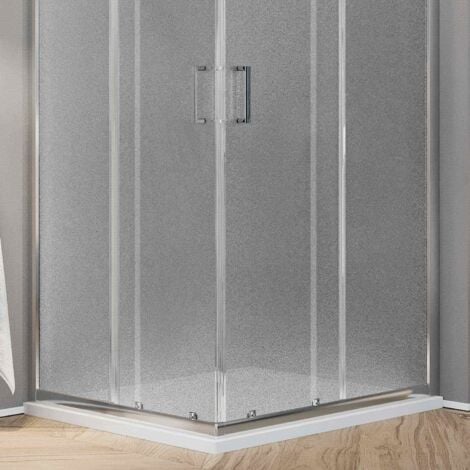 Box doccia angolare stampato h 198 mod. Ready 70x70 cm quadrato