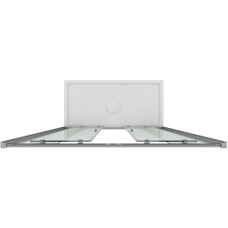 Porta doccia scorrevole vetro trasparente h 198 mod. Young 2 Ante 130 cm