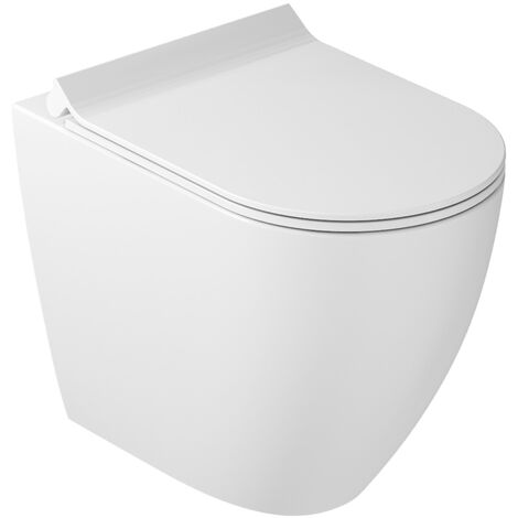Sanitari Dream filomuro senza brida cm. 52x36 con sedile slim