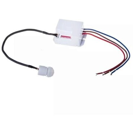 V-TAC Sensore di movimento infrarossi IR + Crepuscolare IP20 per lampade LED Mod VT-8022 sku 5082
