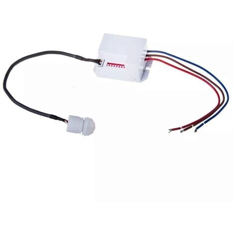 V-TAC Sensore di movimento infrarossi IR + Crepuscolare IP20 per lampade LED Mod VT-8022 sku 5082