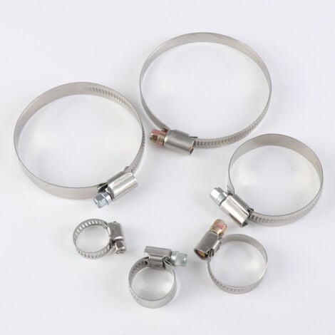 Fascette stringitubo W2 inox Larghezza di banda 9mm Range di serraggio 25-40mm