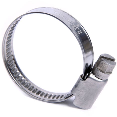Fascette stringitubo W2 inox Larghezza di banda 9mm Range di serraggio 25-40mm