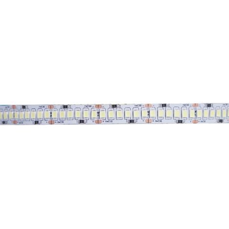 Striscia Led Professionale 24V 225W SMD 2835 5 metri IP20 Bianco Neutro 4000K Wisdom