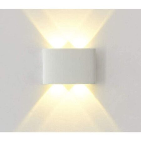 Applique LED Lampada da Parete Ovale 12W Luce Calda Esterno Interno FD-10