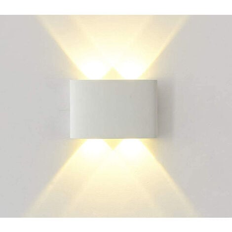 Applique LED Lampada da Parete Ovale 12W Luce Calda Esterno Interno FD-10