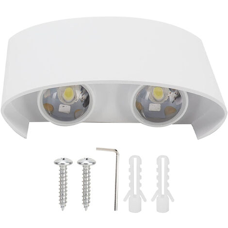 Applique LED Lampada da Parete Ovale 12W Luce Calda Esterno Interno FD-10