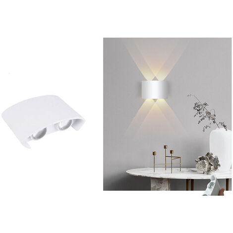 Applique LED Lampada da Parete Ovale 12W Luce Calda Esterno Interno FD-10