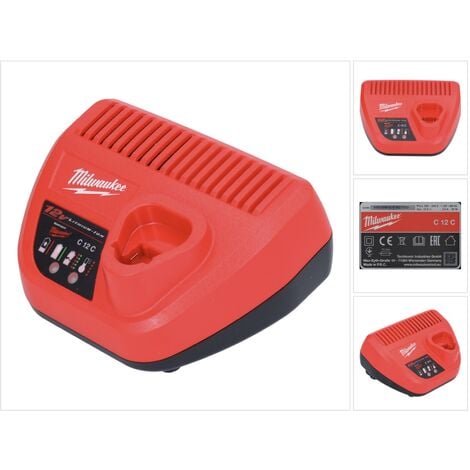 Caricabatterie Milwaukee M12 C12 C 12 V Li-Ion ( 4932352000 )