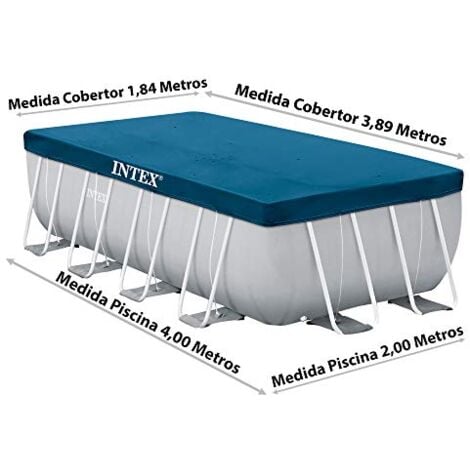 Telo Copri Piscina Copertura Rettangolare 400X200 CM INTEX 28037 Piscine