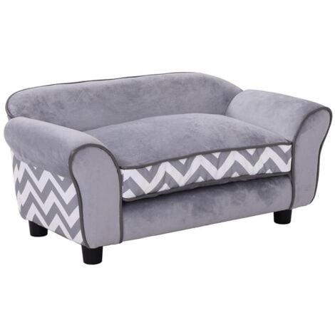 DIVANETTO CUCCIA PER CANI IN COLORE GRIGIO 73.5X41X33 CM