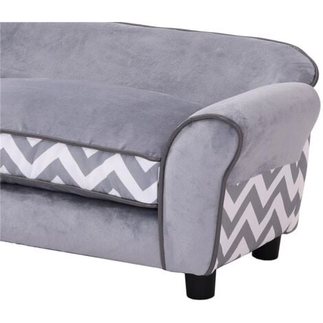DIVANETTO CUCCIA PER CANI IN COLORE GRIGIO 73.5X41X33 CM
