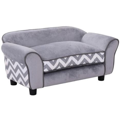 DIVANETTO CUCCIA PER CANI IN COLORE GRIGIO 73.5X41X33 CM