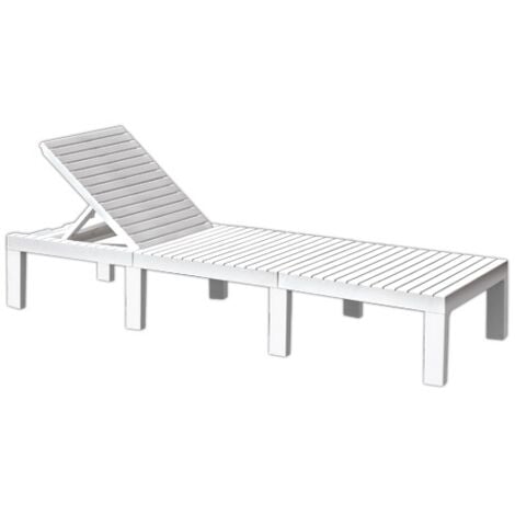 LETTINO SDRAIO PRENDISOLE IN RESINA HAITI BIANCO 195 X 65 X H78 CM