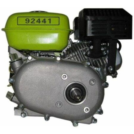 Varan Motors - 92441 Motore a benzina 6,5CV, 4,8 kW con frizione a bagno d'olio, riduttore 1/2, albero a chiavetta 19,96mm.