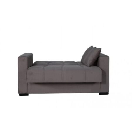 Divano letto due posti 152x85 cm colore beige scuro - Iseo
