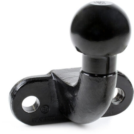 XPOtool Gancio di traino con testa a sfera 3,5 t 50 mm per auto camion trattore 2 fori
