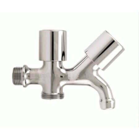 RUBINETTO CON ATTACCO LAVATRICE 1/2'' DOPPIO USO (18621)