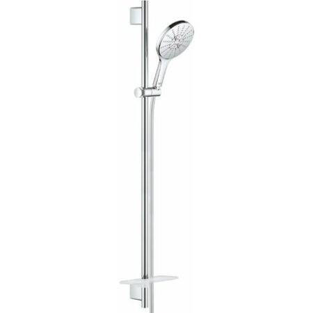 Grohe Rainshower SmartActive - Set doccetta 150 9,5 l/min, 3 getti, asta 90 cm e flessibile, cromo 26594000