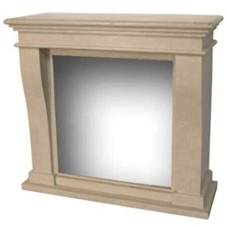 Cornice In Pietra Per Caminetto Cm 105x44,5x99 Xaralyn Rubyfires Kretamini