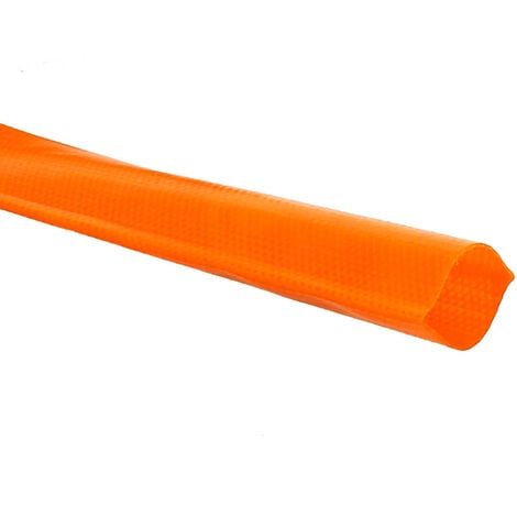 Tubo di mandata piatto Ø 38 mm (1 1/2'') arancione - Lunghezza 50 metri