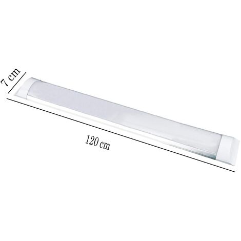 Plafoniera LED Sottopensile 40w Slim 120 cm Banco Frigorifero Alimentari