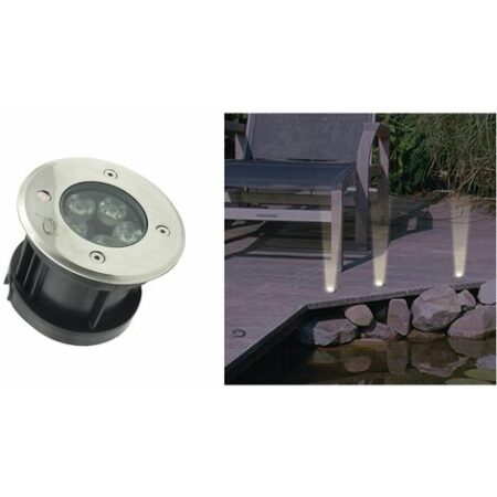 Segnapasso LED 5W Luce Fredda Faretto Incasso Esterno Caplestabile Giardino