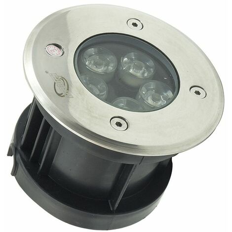 Segnapasso LED 5W Luce Fredda Faretto Incasso Esterno Caplestabile Giardino