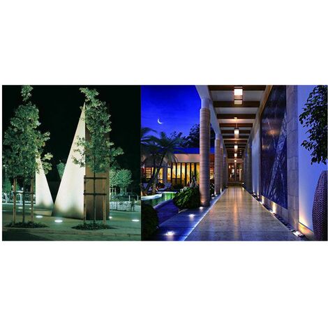 Segnapasso LED 5W Luce Fredda Faretto Incasso Esterno Caplestabile Giardino