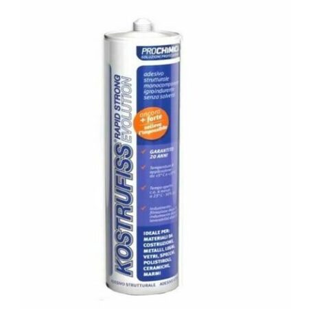 Prochimica KOSTRUFISS RAPID strong evolution adesivo strutturale permanente 310 ML 310 ML