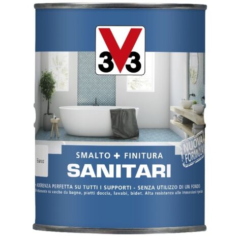 SMALTO PER SANITARI BIANCO 500ML + FINITURA