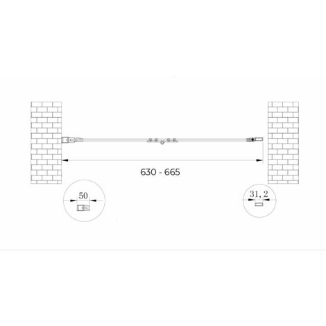 Porta box doccia con apertura a libro pieghevole a soffietto per installazione in nicchia H 190 cromo trasparente anticalcare misura 63-66,5