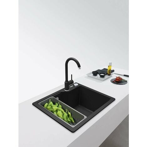 Franke Rubinetteria - Miscelatore da lavello FP 9000.071, onice NEW 115.0622.943