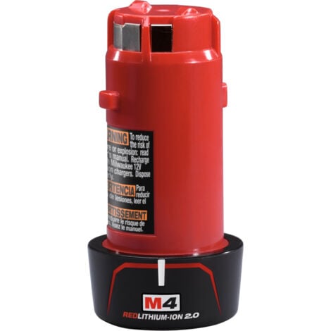 MILWAUKEE - Sistema agli ioni di litio M4B2/M12B2 2,0 Ah