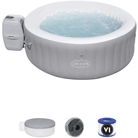 Bestway 60037 Minipiscina idromassaggio gonfiabile St. Lucia Lay-Z-Spa AirJet