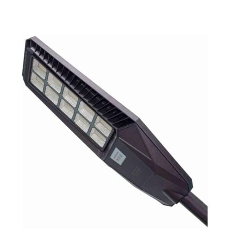 LAMPIONE 500W PANNELLO SOLARE INTEGRATO CREPUSCOLARE IP65 LUCE Fredda 130lm/w