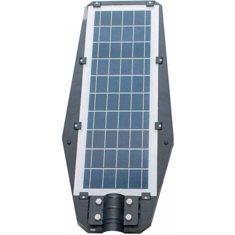 LAMPIONE 500W PANNELLO SOLARE INTEGRATO CREPUSCOLARE IP65 LUCE Fredda 130lm/w